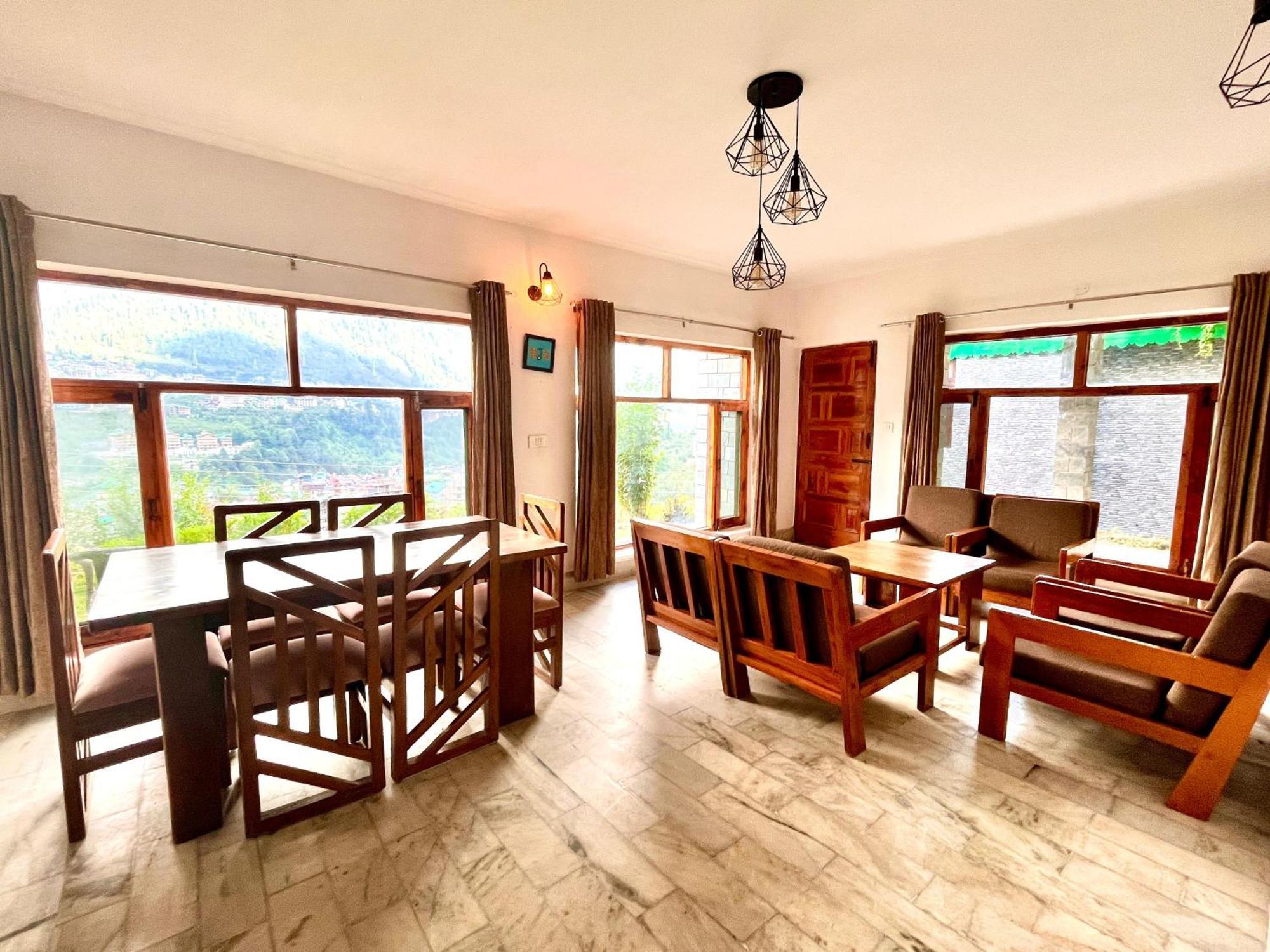 Himalayan River Mountain View 2 Bedrooms Cottage, Manali Экстерьер фото